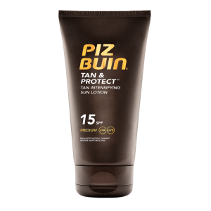 Lotiune pentru bronzare accelerata SPF 15 Tan & Protect Piz Buin