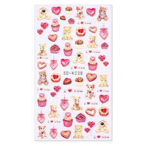 Abtibild 5D unghii K038