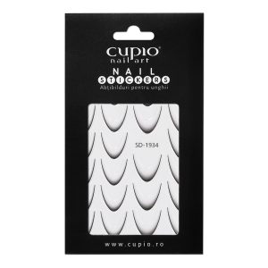 Abtibild pentru unghii Cupio French - Black