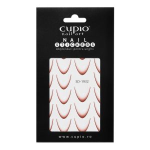 Abtibild pentru unghii Cupio French - Brown