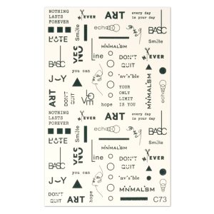 Tatuaj 2D unghii C73