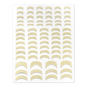 Abtibild pentru unghii Shiny Gold #10