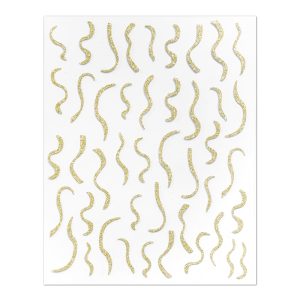 Abtibild pentru unghii Shiny Gold #14