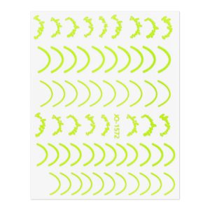 Abtibild pentru unghii Neon Yellow 1572