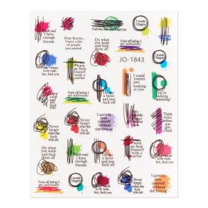 Abtibild pentru unghii JO-1843