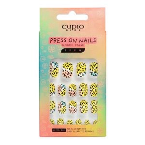 Set unghii false pentru copii Cupio Kids TEEN - Lovely Animal Pattern