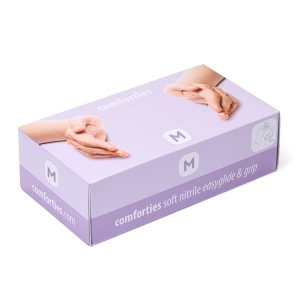 Manusi soft nitril nepudrate Glam  M 100 buc