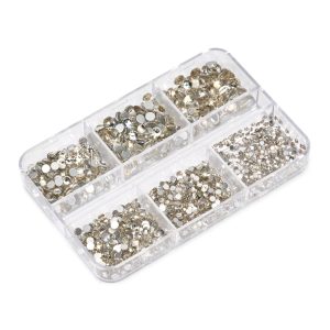 Cristale unghii set 1440 buc Glitz