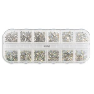 Cutiuta cu ornamente unghii Clear as Crystal