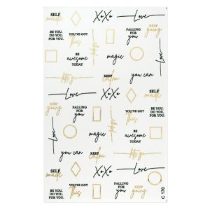 Tatuaj pentru unghii Cupio - XoXo