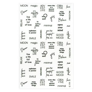 Tatuaj pentru unghii Cupio - Messages