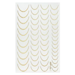 Tatuaj pentru unghii Cupio Golden French