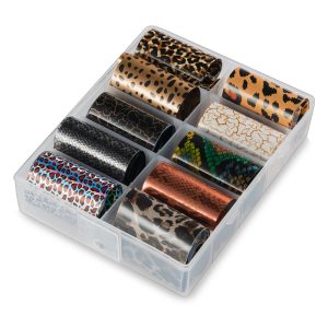 Folii de transfer set 10 Crack & Animal Print