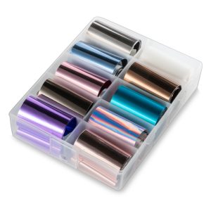 Folii de transfer set 10 Mixed Mirror Effect 02