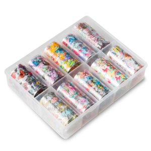 Folie de transfer set 10 French Flowers