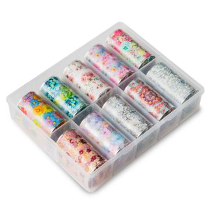 Folie de transfer set 10 Turkish Flowers