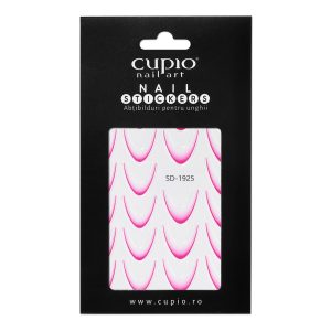 Abtibild pentru unghii Cupio French - Fuchsia