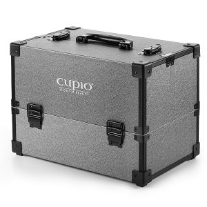 Geanta cosmetica metalizata - Gri