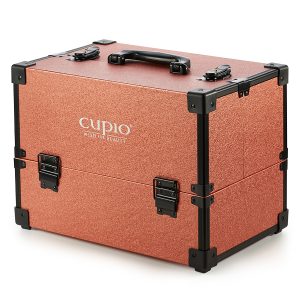 Geanta cosmetica metalizata - Rose Gold