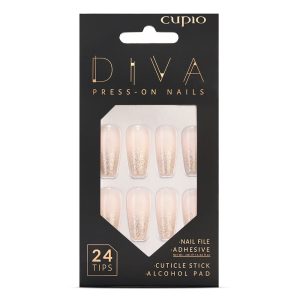 Set unghii false Cupio Diva - Glitter French