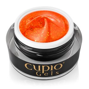 Glitter Neon Builder Gel Cupio - Morning Mimosa 15ml