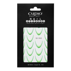 Abtibild pentru unghii Cupio French - Green
