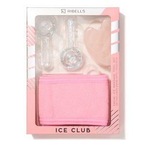 Set instrumente gheata pentru masaj facial Ribells - Ice Club