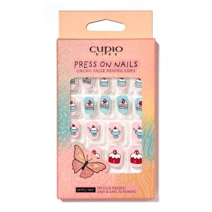 Set unghii false pentru copii Cupio Kids - Baby Cake