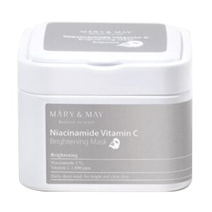 Masca tip servetel iluminatoare Niacinamide Mary&May 30 bucati