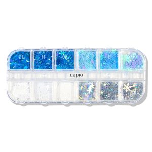 Ornamente de iarna Flakes - Blue Christmas