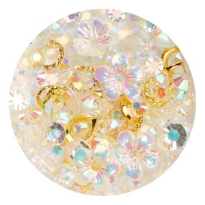 Cristale unghii mix box Shell Crystals