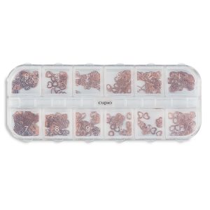 Ornamente metalice unghii set 12 Darling