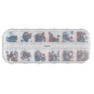 Ornamente metalice unghii set 12 Treasure