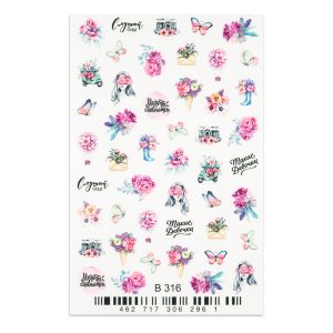 Tatuaj 3D pentru unghii B316