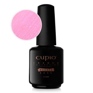 Rubber base French Collection - Flamingo Shimmer Blue 15ml