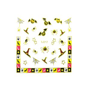 Tatuaj Halloween TJ212 Auriu