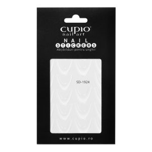 Abtibild pentru unghii Cupio French - White