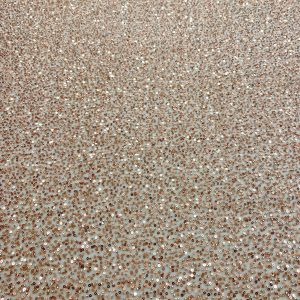 Dantela Couture Auriu Rose cu Model General, cu Margele si Paiete