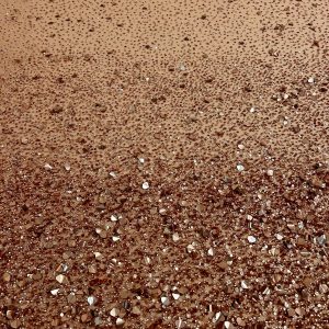 Cupon de 0,95 m din Dantela Auriu Rose Haute Couture