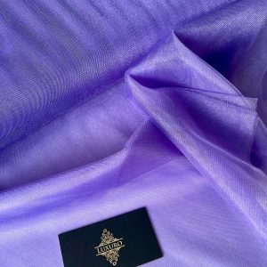 Tulle Perlat Mov Intens- 3 m Latime