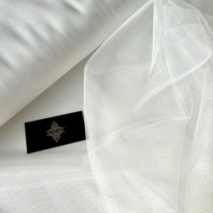 Tulle Perlat Ivory- 3 m Latime