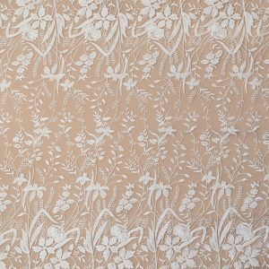 Dantela cu Model Floral, cu Cristale, Perle Sidefate si Paiete