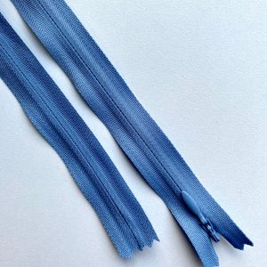 Fermoar Ascuns Premium Albastru Prafuit - 70 cm Lungime