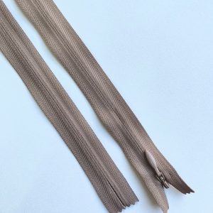 Fermoar Ascuns Premium Cafeniu - 70 cm Lungime