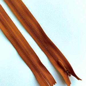 Fermoar Ascuns Premium Caramel - 70 cm Lungime