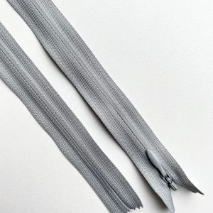 Fermoar Ascuns Premium Gri Deschis - 70 cm Lungime