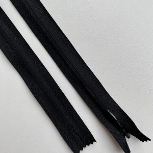 Fermoar Ascuns Premium Negru - 70 cm Lungime