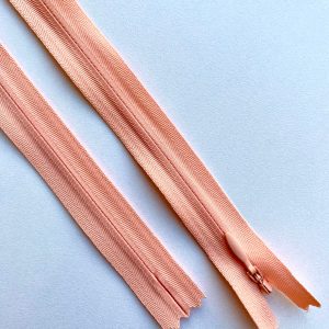 Fermoar Ascuns Premium Roz Somon - 70 cm Lungime