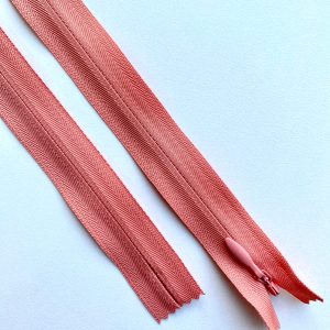 Fermoar Ascuns Premium Roz Trandafiriu Deschis - 70 cm Lungime