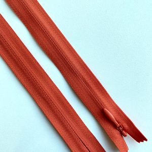 Fermoar Ascuns Premium Teracota Deschis - 70 cm Lungime